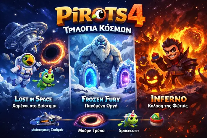 Pirots 4 — world evolution τριλογία