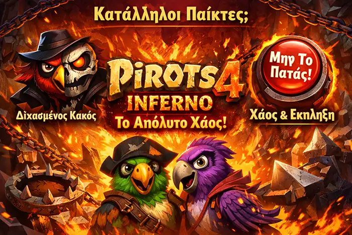 Player profiles για το Inferno με αξιολόγηση εμπειρίας, προτίμησης για σταθερό Coin Game και ανοχής στο chaos