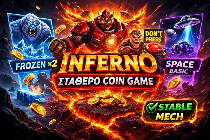 Σύγκριση του Inferno με τους άλλους P4 κόσμους ως προς villain, Coin Game, Don't Press και πολυπλοκότητα