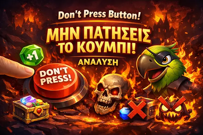 Λεπτομερής ανάλυση του Don't Press Button στο Inferno demo με θετικά και αρνητικά αποτελέσματα ανά κατηγορία