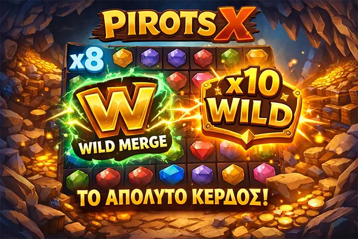Ο οδηγός Wild Merge στο Pirots X και οι καλύτερες συνθήκες για μέγιστη αξία σε υψηλό global multiplier